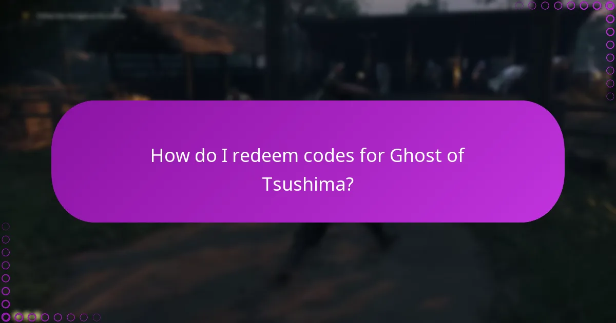 What is the expiration policy for Ghost of Tsushima codes?